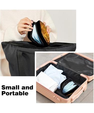 GIAPB Period Bag Sanitary Napkin Storage Pad Holder | Forest Maple Tree Makeup Pouch | Jungle Color3020 - Buy Online on GoSupps.com