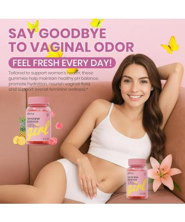 Premium Diamond Feminine Balance Gummies-pH Balance with Prebiotics & Lactobacillus Probiotic Blend&Hawaiian Pineapple Immune Support Vegan& Non-GMO (60 Gummies) 60 Count (Pack of 1) Red - Buy Online on GoSupps.com