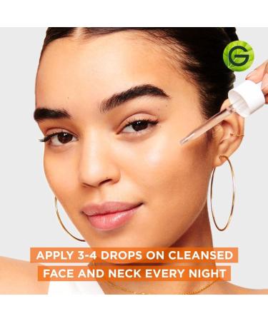 Garnier Brightening Night Vitamin-C Serum with HYALURONIC ACID Brightens & Smoothens Skin in just 3 Nights Targets Dark Spots and Dullness for All Skin Types even Sensitive Skin 30ml Night Serum - Buy Online on GoSupps.com