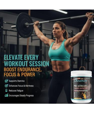 Creatine Monohydrate Powder with Tropical Sunrise Flavor - Premium Pre-Workout for Men & Women to Boost Energy & Stamina - Mass Gainer supplement for Strength Focus Recovery & Active Training - Buy Online on GoSupps.com