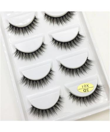 UAMOU 10/50 Boxes 37 Style 5 Pairs Natural 3D False Eyelashes Makeup Fake Eye Lashes Faux Cils Make Up Beauty Maquillaje Cheerfully (Color : 5Pairs S04 Size : 10 Boxes 50Pairs) - Buy Online on GoSupps.com