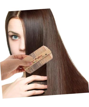 Peigne Double Face Antipelliculaire en Bambou Naturel Dents Ultra-fines Taille Moyenne pour Toilettage Chiens et Chats Poils pais Outil pour liminer Poux et Lentes - Buy Online on GoSupps.com