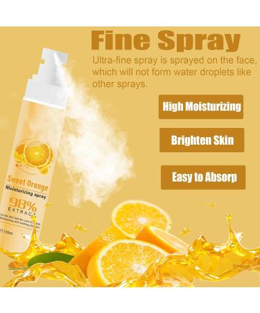 Sweet Orange Face Mist&Cream Fine Face Spray Hydrating Face Mist&Anti Aging Cream Set Brighten Serum for Face Brighten&Improve Uneven Skin Skincare Set Relieves Dark Spots Spray Moisturiser - Buy Online on GoSupps.com
