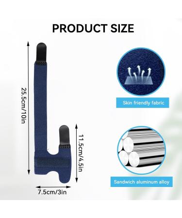 Agate Toe Clasp for Hallux Valgus - Toe Straightener & Injury Support - Blue Adhesive Fracture Mixer for Men & Women - Buy Online on GoSupps.com