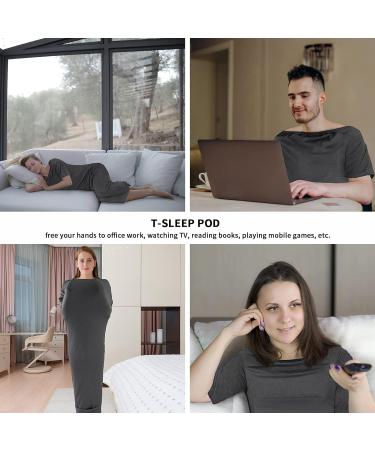 Kingling T-Sleep Pod: Weighted Blanket for Deep Sleep - Cozy, Breathable, Wearable & Washable - Adult Nap Blanket - Buy Online on GoSupps.com