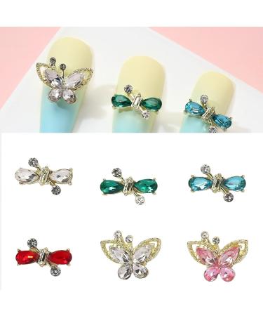 10pcs Elegant Art Alloy 3D Alloy Accessories Eye Catching Colors For Various Styles X1177 - Buy Online on GoSupps.com