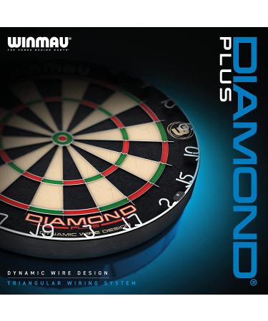 Winmau Diamond Plus Tournament Bristle Dartboard - Premium Quality for Serious Players - Buy Online on GoSupps.com