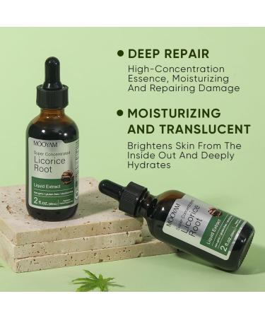Licorice Root Facial Serum Moisturizing and Even Skin Tone Anti-Wrinkle Minimize Fine Lines Remove Acne Firming and Strengthening Skin Care Concealer - Buy Online on GoSupps.com