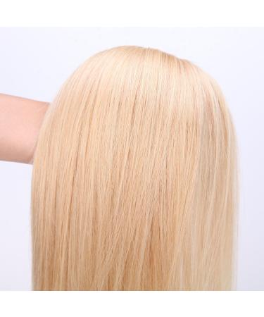 Elailite 45 cm Invisible Wire Hair Extensions - 65g Remy Human Hair Natural Blonde #24 - Buy Online on GoSupps.com