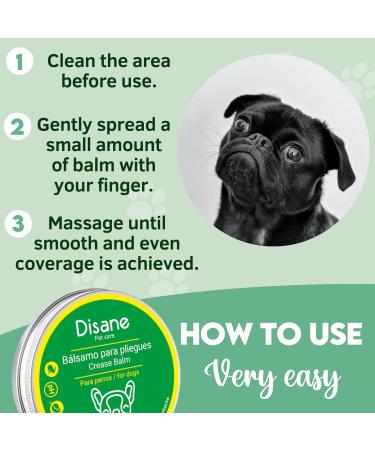 Disane Natural Dog Anti-Wrinkle Balm 100ml | Dog Fold Cream | Protects & Moisten Irritated Skin - Fragrance & Flavor Free - Buy Online on GoSupps.com