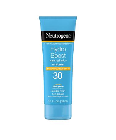 Neutrogena Hydro Boost Water Gel Lotion SPF 30 - 3 fl oz | Hydrating Sunscreen - Buy Online on GoSupps.com