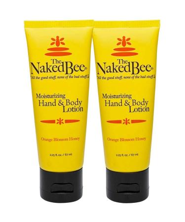 The Naked Bee Orange Blossom Honey Hand and Body Lotion 2.25 Oz - 2 Pack Orange Blossom Honey 2.25 Fl Oz (Pack of 2)