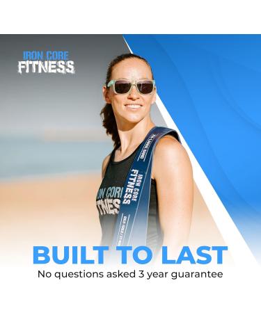 Iron Core Fitness Resistance Bands for Pull Up Assist - Strength Power Flexibility Training | Includes Ebooks & Workout Chart | #6 Blue - Buy Online on GoSupps.com