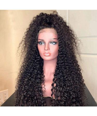 Buy Curly Human Hair Wig | Lace Front Long Wavy Synthetic Wigs for Women | 14-Inch Heat-Resistant Real Hair Wig with Baby Hair - Buy Online on GoSupps.com