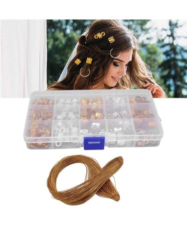 Hair Braid Rings Multi Purpose Fashionable Anti Oxidation Hair Dreadlocks Beads for Hair Decorations - Buy Online on GoSupps.com