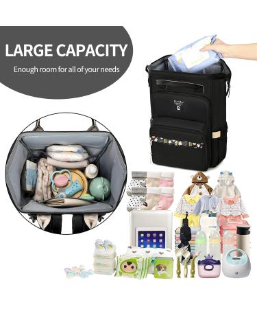 Pomelo Best Baby Diaper Backpack | Macaron Waterproof Diaper Bag with Large Capacity | Stylish Travel Bag for On-the-Go Parents - Buy Online on GoSupps.com