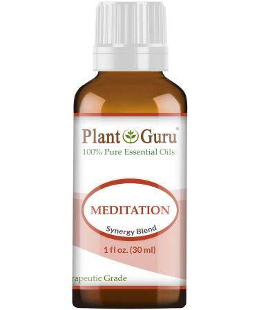 Meditation Essential Oil Blend 1 oz / 30 ml 100% Pure Undiluted Therapeutic Grade Great for Centering Aromatherapy Yoga and Concentration.