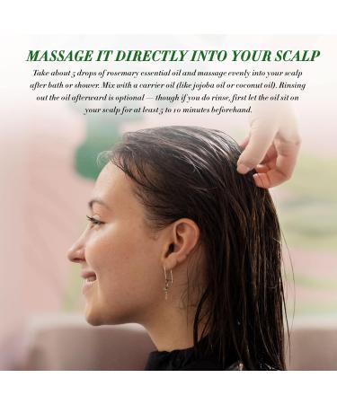 Vrtdhy Rosemary Oil l for Hair Growth & Skin Care 120ml Essential Oil for Eyebrow and Eyelash Nourishes The Scalp for Men Women 100% Pure & Natura - Buy Online on GoSupps.com