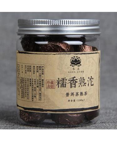 HQZM Yunnan Small Tuo Tee Series Glutineous Glutineous Rights Tee Morbored Puerh Black Thee 100g - Buy Online on GoSupps.com