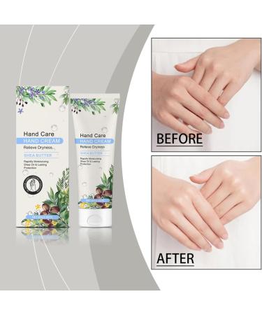 Hand lotion for dry skin 80g of delicate non-greasy moisturizing formula - Hand care lotion for women and men for cracked skin hydration  - Buy Online on GoSupps.com