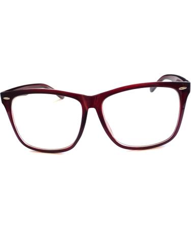 Shop NERD Geek 50s Style Oversize Unisex Clear Lens Glasses - Brown | International Shipping Available - Buy Online on GoSupps.com