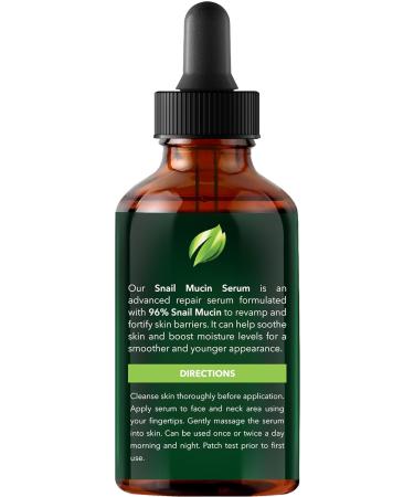 New York Biology 96% Korean Snail Mucin Serum for Face 3.38 Fl. oz 100 ml Facial Skin Care Snail Mucin Moisturizer for Dry Dull Skin and Wrinkles Skin Care Hydrating Face Serum Snail Mucin 3.4 Fl Oz (Pack of 1) - Buy Online on GoSupps.com