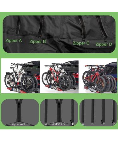 420D Heavy Duty Ripstop Bike Cover for 2-4 Bicycles - Waterproof Outdoor Storage for Car, Truck, RV, SUV - All Seasons Protection - Buy Online on GoSupps.com