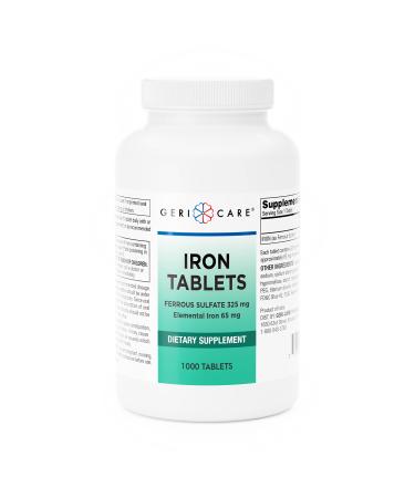 Ferrous Sulfate 325 mg Tablets 1000 ct