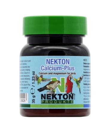 Nekton Calcium Plus - Calcium with Magnesium & Vitamins 35g/1.23 oz 35g/1.23 oz White - Buy Online on GoSupps.com