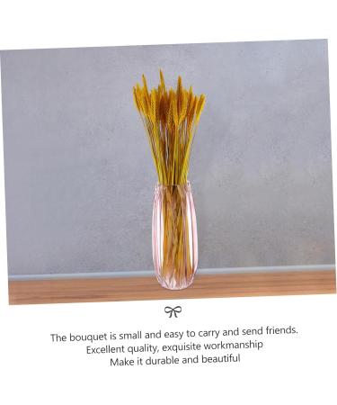 LIFKOME 100pcs Dried Wheat Ears Bouquet Dried Flowers Decor Desktop Wheat Ear Wedding Wheat Ear Dry Flowers Natural Wheat Ear Home Wheat Ear Wheat Stalk Straw Household Yellow 52X10CM - Buy Online on GoSupps.com