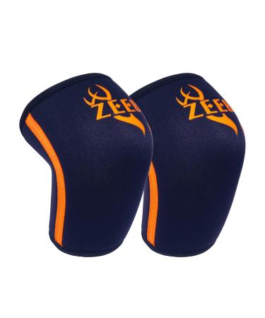 Zeebro Pasco 7.0 Elbow Sleeves - Compression & Support for Weightlifting & Sports | Medium Orange - Buy Online on GoSupps.com