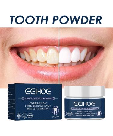Tooth Powder Remineralizing Tooth Powder for Teeth and Gums Natural Teeth Whitening Powder Effective Remover Stains from Coffee Smoking Refreshing Mint Flavor 3 Oz (M 1PC) - Buy Online on GoSupps.com