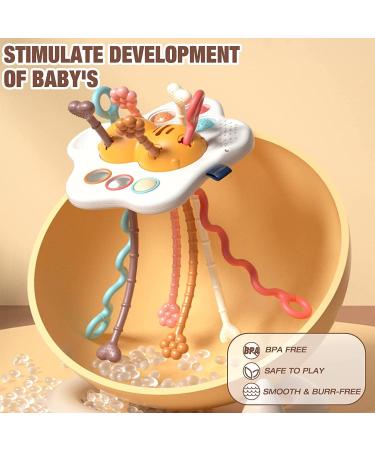 Jiosdo Montessori Toy for Babies 6+ Months Silicone Teething Sensory Egg Set | Motor Skills Development Gift for Infants & Toddlers - Buy Online on GoSupps.com