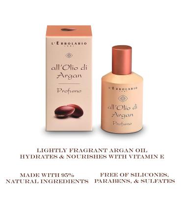 L'Erbolario Argan Oil - A Seductive Almost Indulgent Fragrant Sensation - Gourmand And Vanilla Accents Delicately Blend Together - Amber Creamy - Dermatologically Tested - 1.6 Oz EDP Spray - Buy Online on GoSupps.com