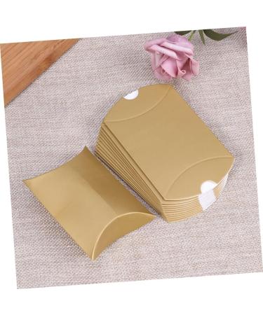 SOLUSTRE 50pcs Box Favor Boxes for Wedding Clothing Boxes for Gifts Pillow Personality 1 count (Pack of 1) Golden - Buy Online on GoSupps.com