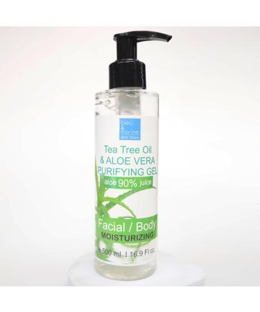 Facial Moisturing & Cleansing Gel for Oily Skin Combination Skin Acne-Prone Skin: Impurities Cleanser Pore Minimizer Blemish Control Imperfection Reducer - 200 ml - Buy Online on GoSupps.com