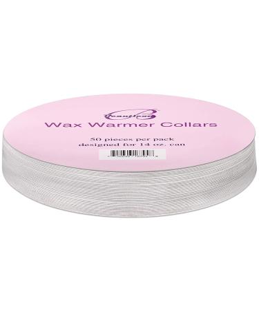 Beauticom Wax Warmer Protective Collars - 50 Count (Pack of 1) | Universal Ring for 14oz Wax Cans - Buy Online on GoSupps.com