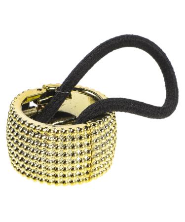 FOMIYES Crystal Hair Ties Circle Cuff Elastic Hair Ties Sparkle Rhinestone Ponytail Holder Ponytail Cuff Goody Hair Ties Large Ponytail Holders Hair Bands Ponytail Button Fashion
