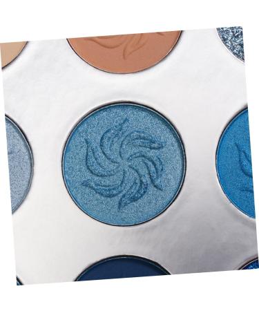 FOMIYES 15 Glitter Eye Shadow Makeup Eyeshadow Woman Eyeshadow Compact Eyeshadow Palette Miss Metal Mirror 1 count (Pack of 1) Blue - Buy Online on GoSupps.com
