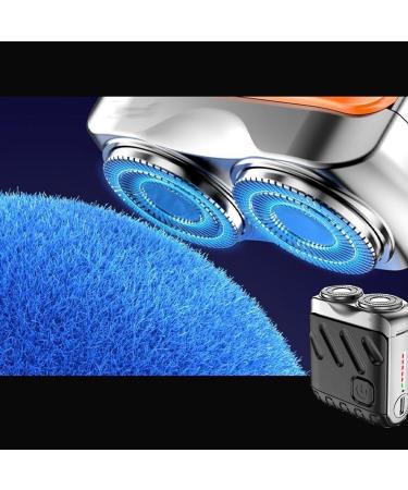 Luggage Electric Shaver Mini Electric Shaver Portable Electric Razor for Men Wet & Dry Shaving Rechargeable Cordless Rotary Shaver IPX7 Waterproof (Silver) - Buy Online on GoSupps.com