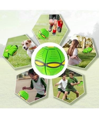 UFO Magical Flying Saucer Ball - Frisbee Dog Toys for Training & Play | Green - Buy Online on GoSupps.com