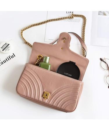 Lurrose 1X/5X/10X Magnifying Mirror with LED Light - Portable Rechargeable Makeup Mirror in Black - Buy Online on GoSupps.com