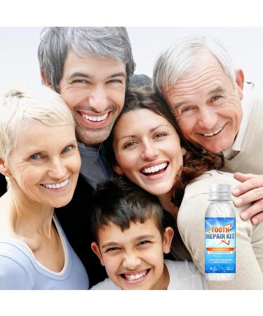 Tooth Repair Granules Kit | DIY Temporary Dental Repair for Missing & Broken Teeth | Instant Denture Prothesis & Dental Glue - Buy Online on GoSupps.com