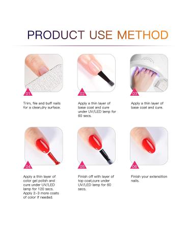 Gel Nail Polish Glitter Neon Nude 15ML for Salon-Quality DIY Manicures - Navy Blue - Buy Online on GoSupps.com