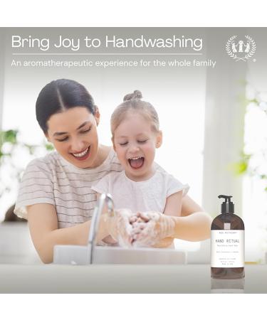Muse Apothecary Hand Ritual - Aromatic and Nourishing Hand Soap, Infused with Natural Aromatherapy Essential Oils - USDA Certified Biobased - 16 oz, Aloe + Eucalyptus + Lavender - Buy Online on GoSupps.com
