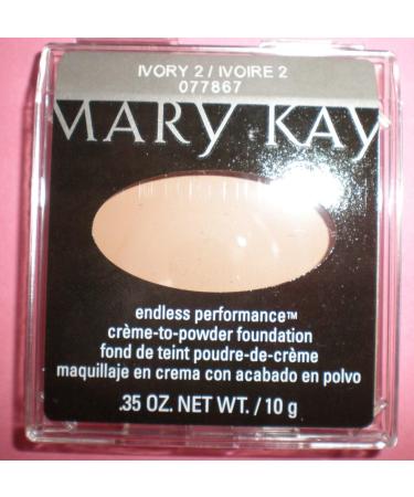 Mary Kay Creme to Powder Foundation Ivory 2 - Square Compact