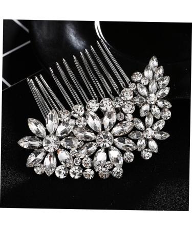 MAGICLULU Bride Comb Hair Comb for Bride Comb for Bridal Rhinestone Comb Rhinestone Hair Comb Wedding Hair Comb Crystal Hair Comb - Buy Online on GoSupps.com