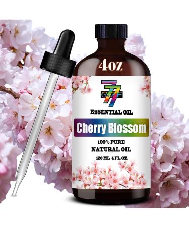 GV77ZF Essential Oil Two 4 Fl Oz (120Ml) Set - Pure Natural Cherry Blossom Oil and Jasmine Essential Oil for Diffuser Humidifier Skin Care Home Fragrance Bath Hair Care Massage Yoga  - Buy Online on GoSupps.com