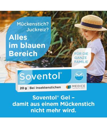 Soventol Gel 3 x 20g - Cooling Relief for Insect Bites & Itching | Family-Friendly Travel Pharmacy Solution - Buy Online on GoSupps.com
