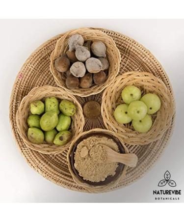 Naturevibe Botanicals Triphala Powder (8 oz) - Ayurvedic Detox & Rejuvenation Formula - 100% Pure & Natural | Immune System Support - Buy Online on GoSupps.com